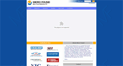 Desktop Screenshot of microfoundelec.com